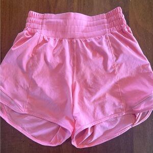 Lululemon Athletica Light Pink Athletic Shorts